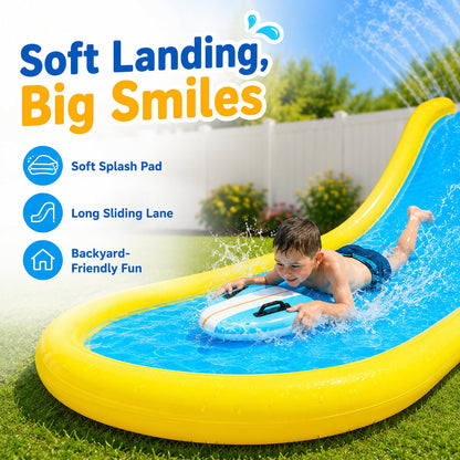 💦Water Park Inflatable Water Slide