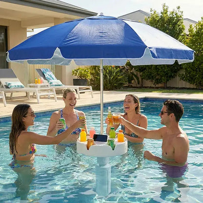 Portable Floating Pool Umbrella Table